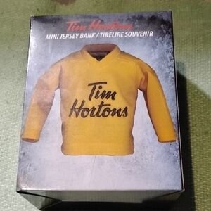 Tim Hortons Yellow Mini Jersey Bank Sidney Crosby New In Box